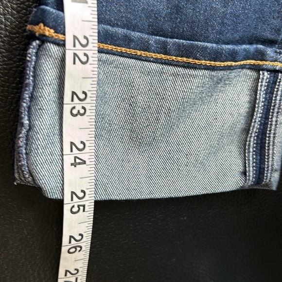 AG Adriano Goldschiemd Stevie Cuff Jean Slim Straight Denim Sz 30 - Picture 11 of 12